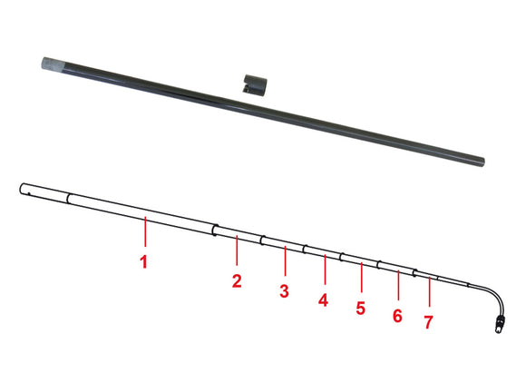 Tube section 4  for XL 8 S / XL 8 D